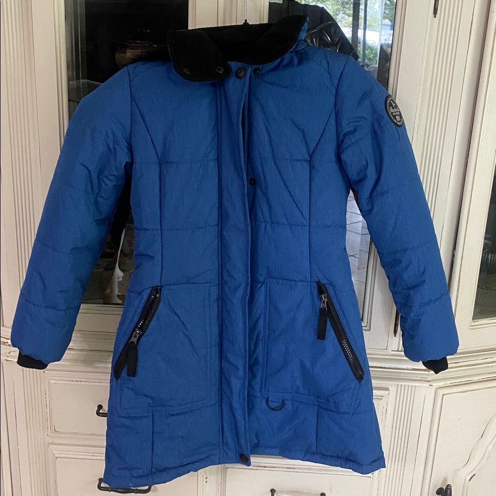 Hawke & Co Blue and Black Coat